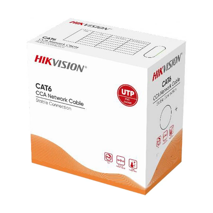 Hikvision Cat-6 U/UTP, 1 Meter, Orange Network Cable # DS-1LN6U-Z/CCA